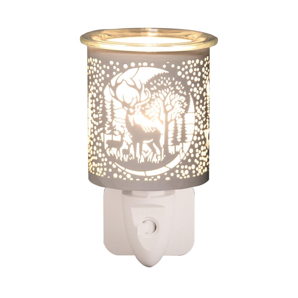 Aroma White & Gold Deer Family Plug In Wax Melt Warmer £13.04